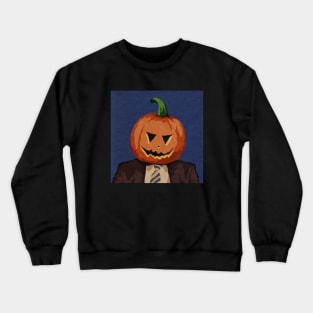 Pumpkin Head Dwight Shrute Crewneck Sweatshirt